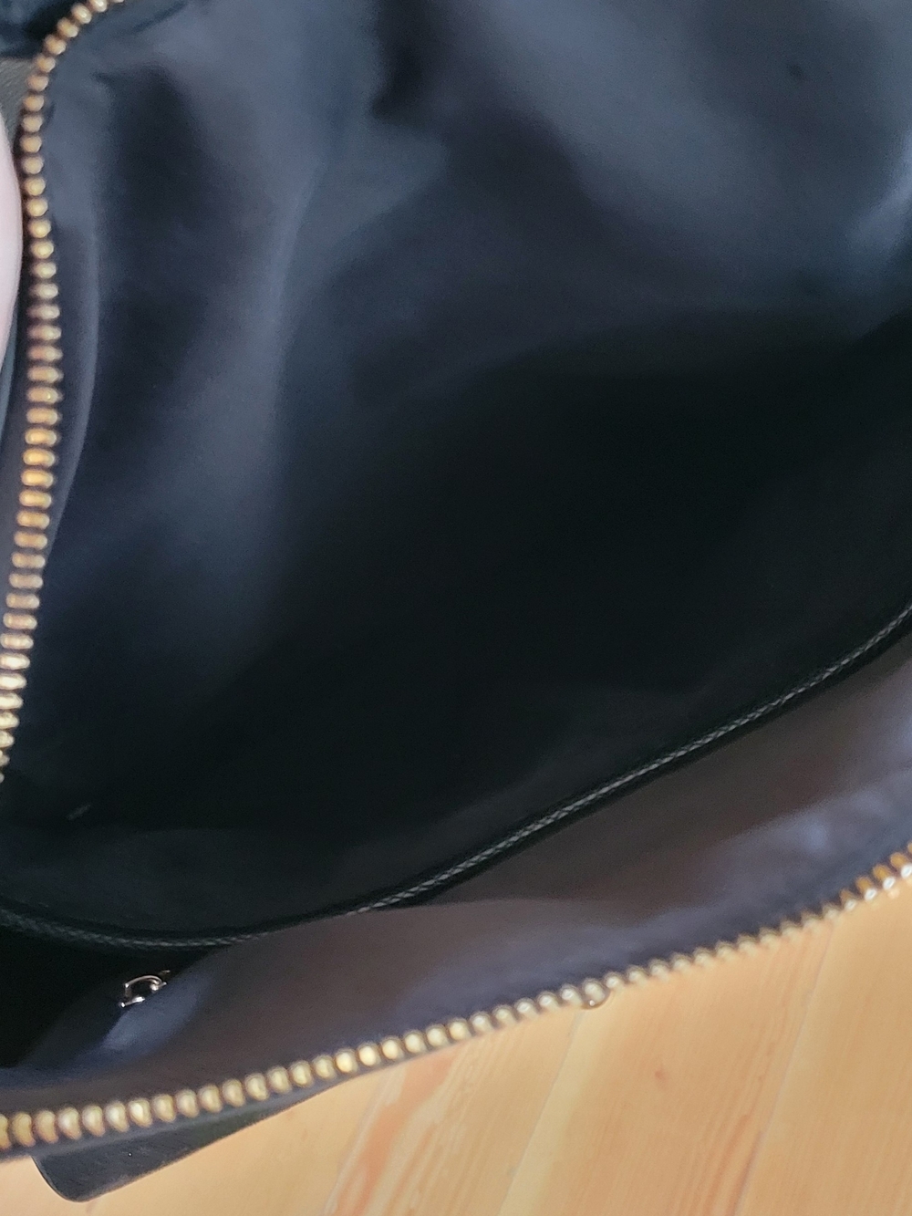 Luella Grey Vegan Leather 'Peggy' Commuter Backpack with Gold Accent - Picture 6 of 8